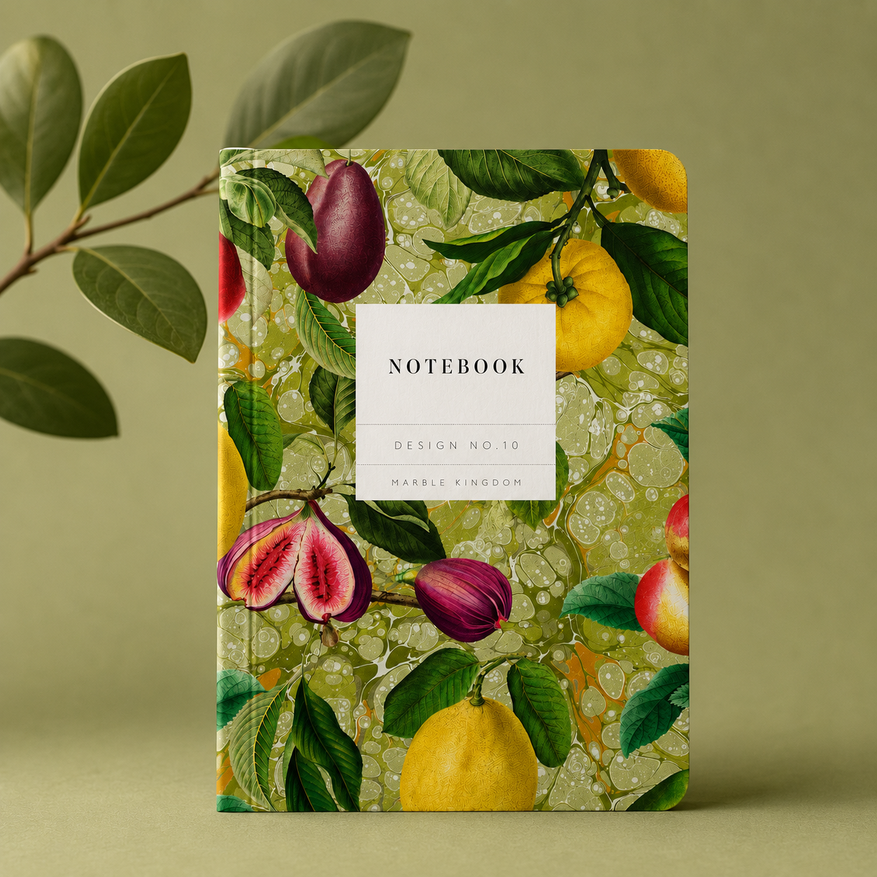 Marble Fruit užrašų knygelė A6