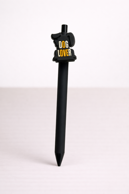 Tušinukas su užrašu "Dog lover"