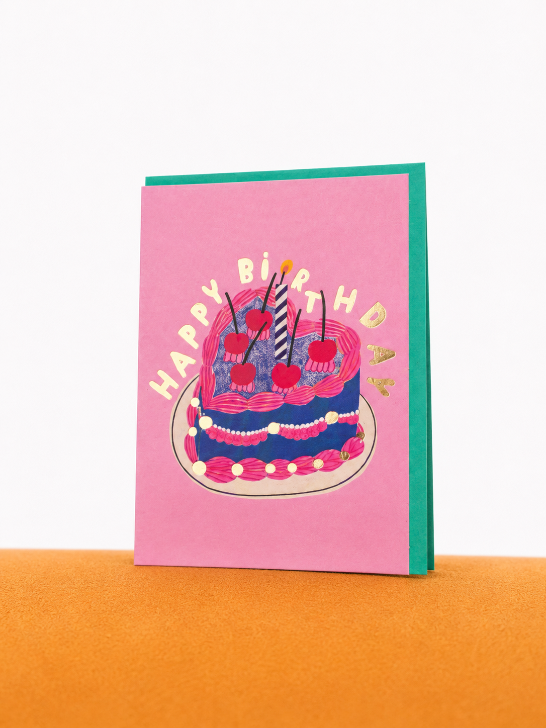 Gimtadienio atvirukas „Happy Birthday Cake“
