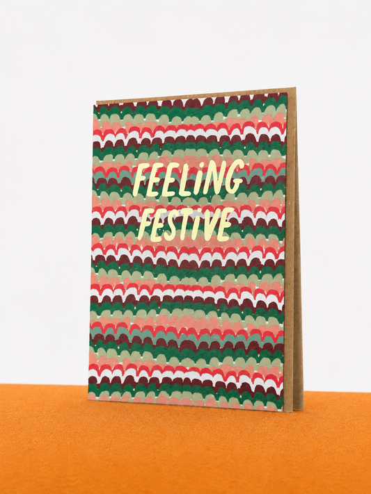 Kalėdinis atvirukas „Feeling Festive“