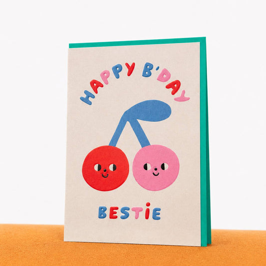 Gimtadienio atvirukas „Happy B’Day Bestie“