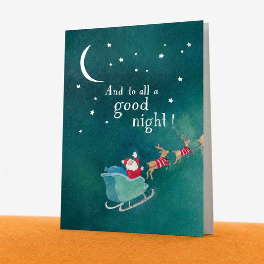 Kalėdinis atvirukas „And To All A Good Night!“
